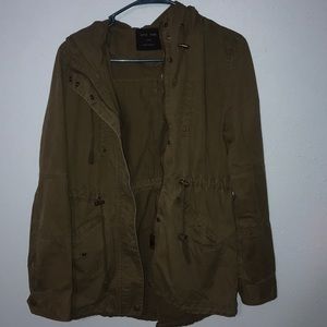 Green large spring jacket